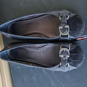 Miss Sixty black buckle ballet shoes sz37